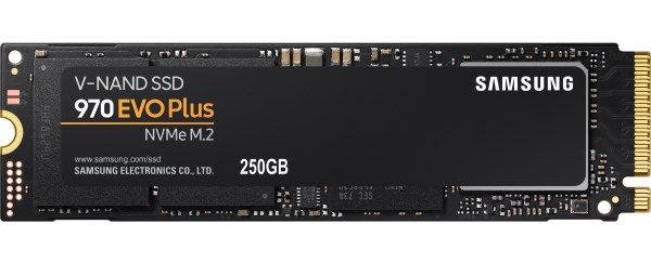 Твердотільний диск M.2   250GB  Samsung 970 Evo Plus   NVMe PCI-E x4, Read/Write 3500/2300 MB/sec (MZ-V7S250BW)