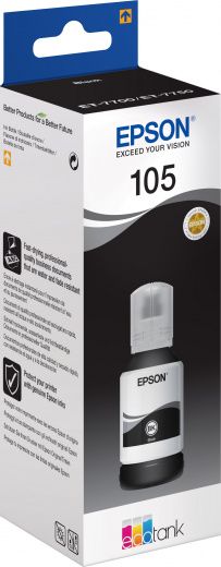 Чорнило Epson 105 (L7160/7180) Black Pigment (C13T00Q140)