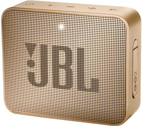 Акустична система 1.0 портативна JBL GO 2, безпровідна, водозахищена, 1xMicro-USB, 1xStereo jack 3.5mm, Bluetooth, Champagne (JBLGo2CHAMPAGNE)