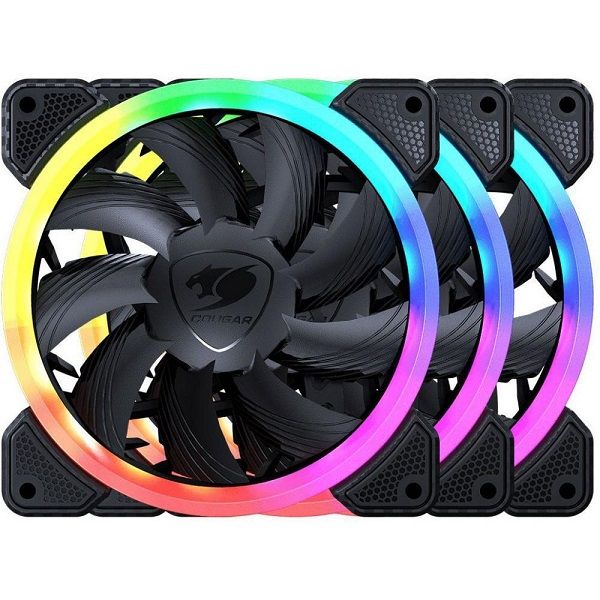 Вентилятор корпусний Cougar Vortex VK 120 ARGB KIT, Hydro Dynamic Bearings, синхронізація з системною пі