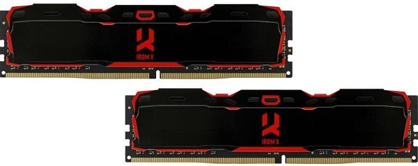 Пам'ять DDR4  32GB  3200MHz PC4-25600 (Kit of 2x16GB)  Goodram Iridium Black (IR-X3200D464L16/32GDC)
