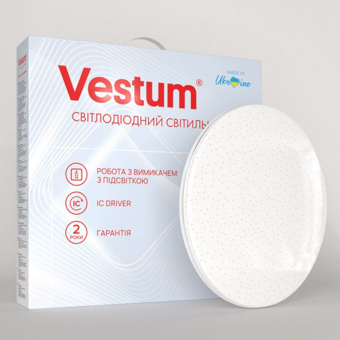 SIMPLE зоряне небо 36W 375*60мм 4000К 2900Lm без пульта 1срібло