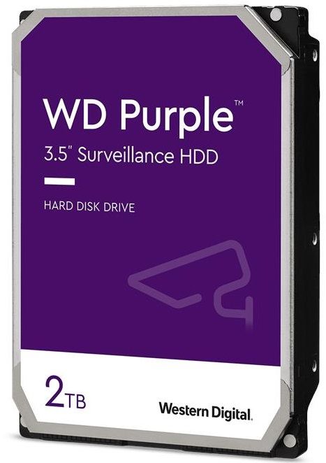 Жорсткий диск 3.5"   2TB Western Digital Purple Surveillance   SATA 3, 256MB, 5400rpm (WD22PURZ)