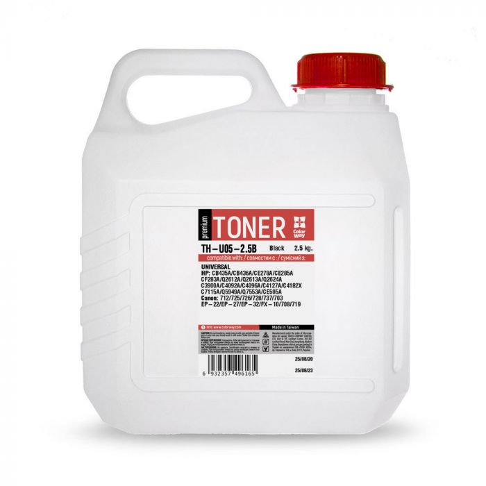 Тонер HP Універсальний P1005/1102/1010/2035 Premium  2.5кг  *ColorWay