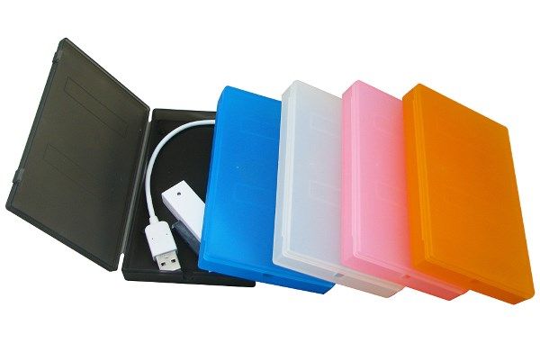 Mobile Rack Agestar SUBCP1 (black) зовнішня захистна кишеня 2.5" SATA HDD, USB2.0, чорний