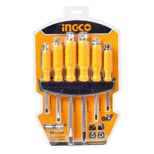 Набір ударних викруток 6 шт. INGCO