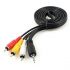 Кабель audio Cablexpert CCA-4P2R-2M Аудіо-відео 3.5 Jack (4pin)-3RCA, 2 м