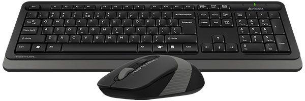 Клавіатура+миша безпровідні A4Tech FG1010S (Grey) Fstyler Black+ Grey