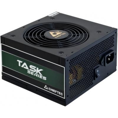 Блок живлення 600W CHIEFTEC Task (TPS-600S-BULK) 12cm fan,eff. >85%,80+ Bronze,24+8pin(4+4),3xMolex,5xSATA,2xPCIe 8pin(6+2)