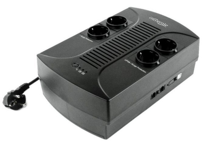 Блок безперебійного живлення EnerGenie EG-UPS-002 (із стабілізатором змінної напруги, 850VA)