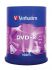 Диск DVD+R 4,7GB Verbatim 16x Matt Silver  Cake 100pcs (43551)