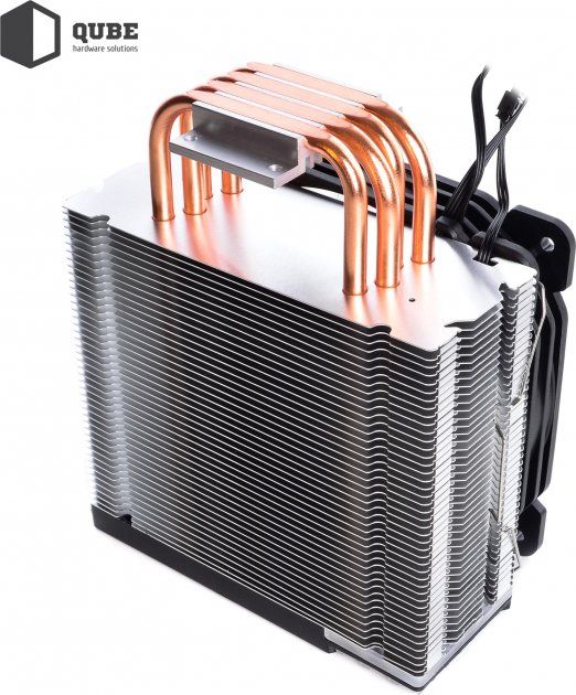 Кулер процесорний QB-OL1400 (92mm/4pin/900-2300RPM/30.5Dba/4 тепл. трубки/3pin 5V ARGB