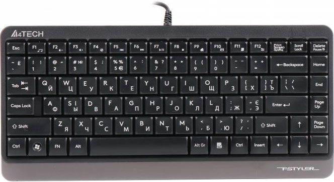 Клавіатура A4Tech FK11 (Grey) Fstyler Compact Size keyboard, USB