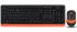 Клавіатура+миша безпровідні A4Tech Wireless FG1010 (Orange) Fstyler Black+ Orange, USB