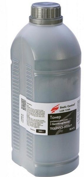 Тонер Samsung/Xerox Універсальний №3  500г (фасований)  *Static Control (TRSUNIV3-500B-P)