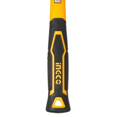 Киянка гумова 220 г чорна, фіберглас INGCO