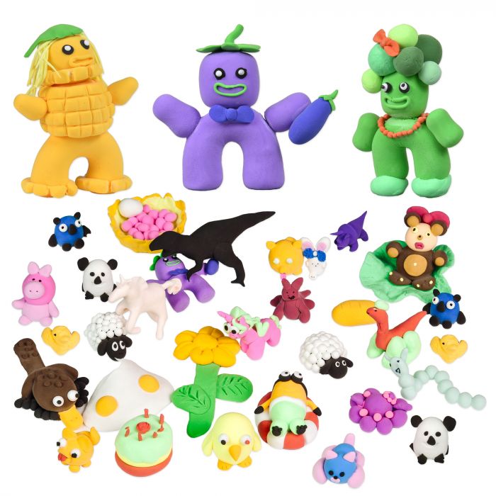 Набір для творчості "U'DO Clay 5 шт." брикет 10 г Strateg (30843)