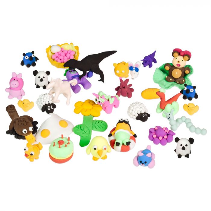 Набір для творчості "U'DO Clay 20 шт." брикет 10 г Strateg (30871)