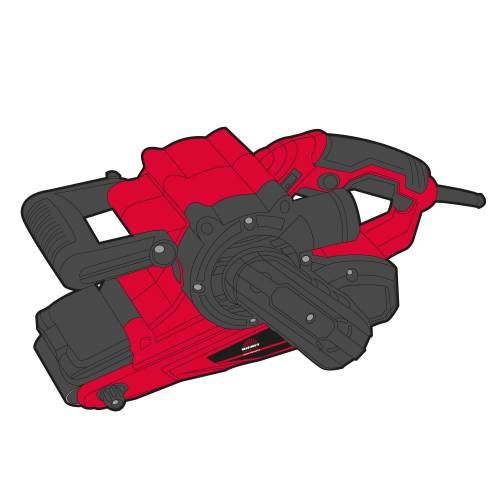 Машина стрічкова шліфувальна Vitals master Ls 7690 GN