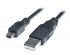 Кабель REAL-EL USB - mini USB V 2.0 (M/M), 1.8 м, чорний (EL123500006)