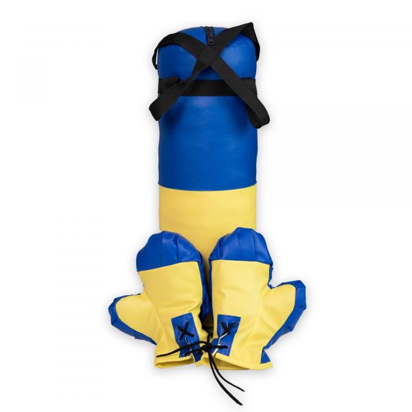 Боксерський набір Strateg Ukraine середній  висота 46 см діаметр 18 см (2015)