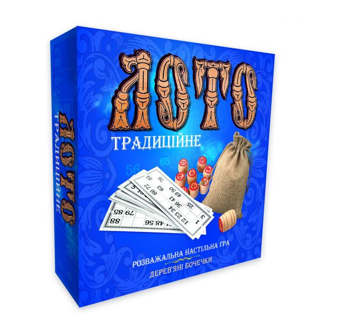 Настільна гра Strateg Лото Традиційне з дерев&apos;яними барильцями українською мовою (30315)