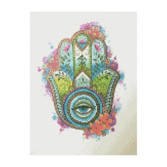 Алмазна картина HX016 "Квітковий амулет", розміром 30х40 см