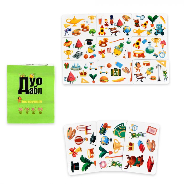 Настільна гра Strateg Дуо Дабл українською мовою (30218)