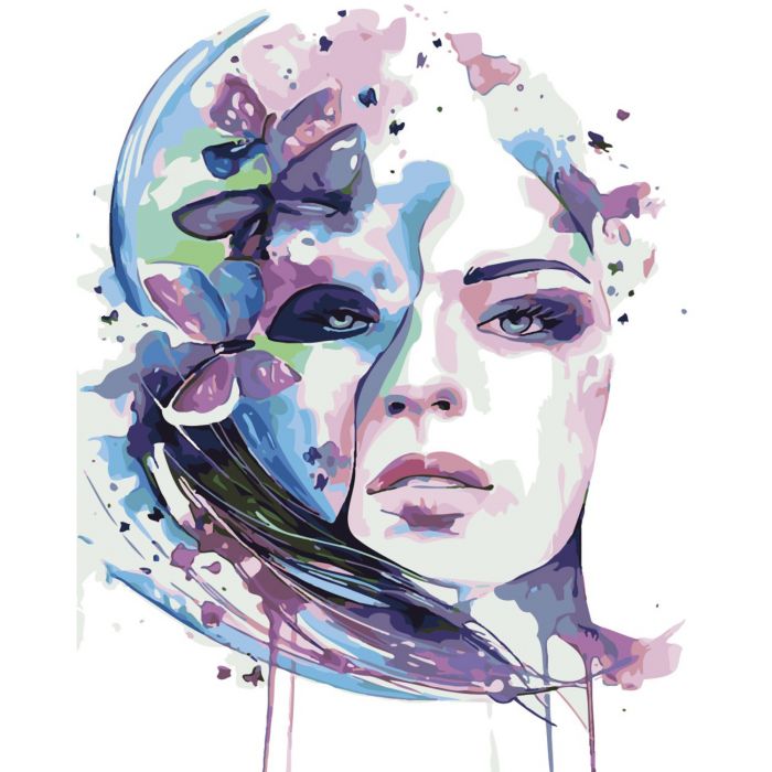 Набір для розпису по номерах SY6466 "Загадкова", розміром 40х50 см