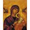 Картина за номерами Strateg ПРЕМІУМ Страсна ікона Божої Матері розміром 40х50 см (GS021)
