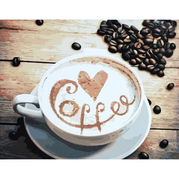 Набір для розпису по номерах Coffee Strateg розміром 40х50 см (GS100)