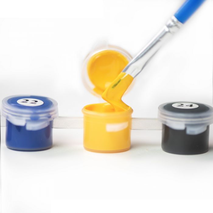 Картина за номерами Strateg ПРЕМІУМ Велосипедна прогулянка розміром 40х50 см (DY067)
