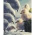Картина за номерами Strateg ПРЕМІУМ Пернаті друзі розміром 40х50 см (GS253)