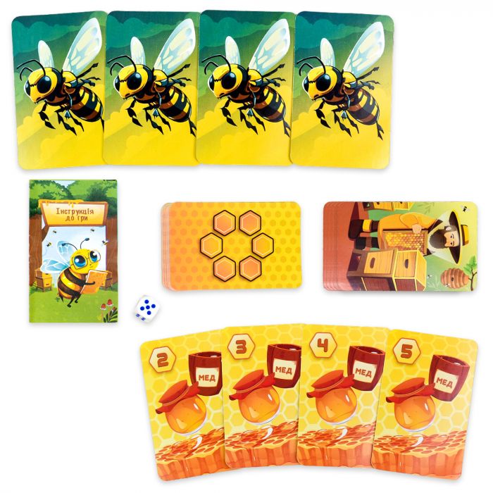 Настільна гра Strateg «Бджолина справа» українською мовою (30785)