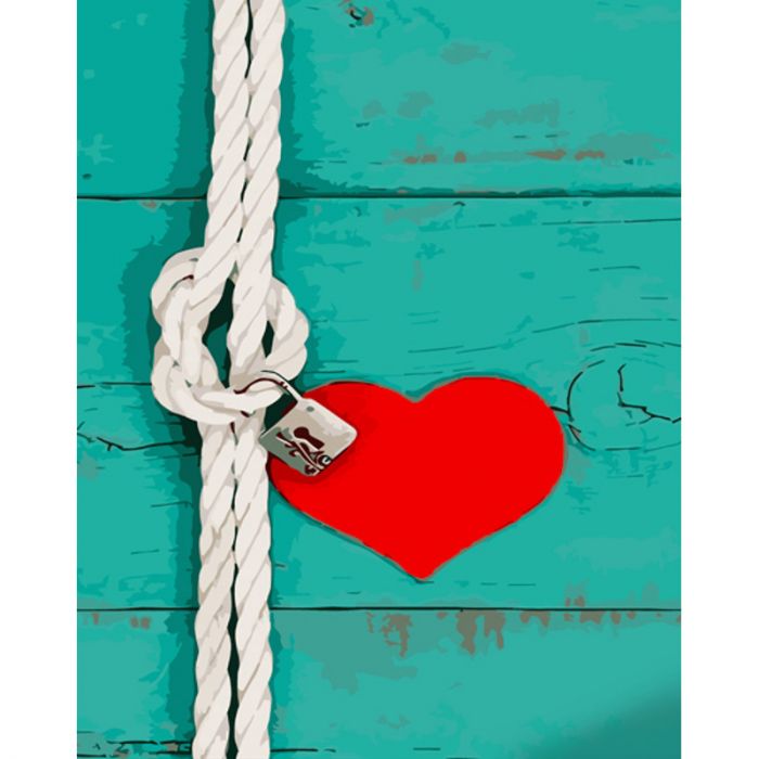 Набір для розпису по номерах Замок кохання Strateg розміром 40х50 см (GS1046)