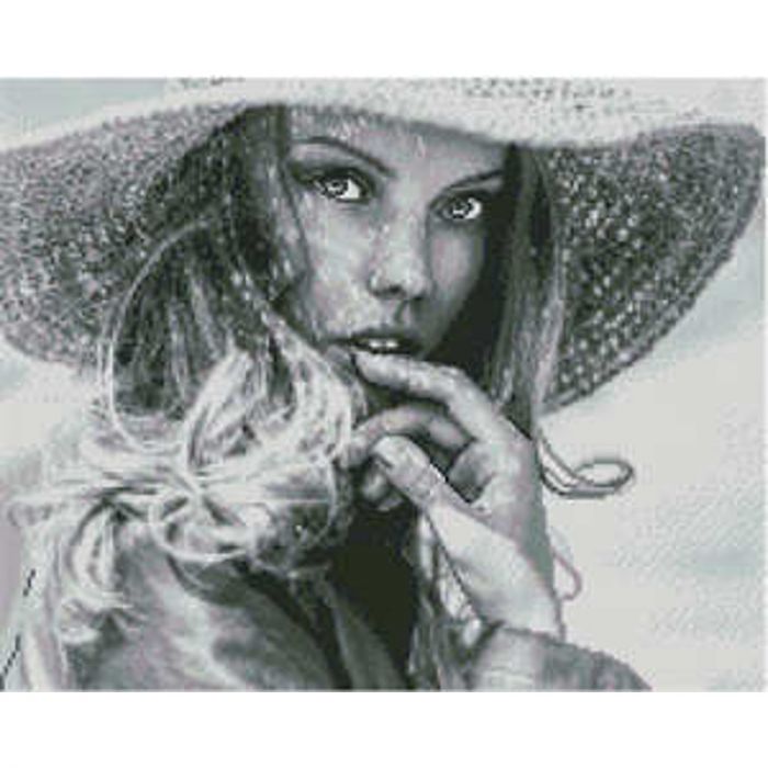 Набір для творчості алмазна картина Погляд Strateg розміром 40х50 см (L-405)