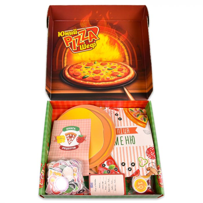 Настільна гра Юний Pizza Шеф Strateg українською мовою (30781)