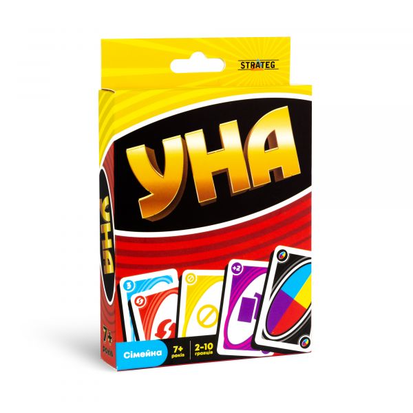 Настільна гра Strateg УНА classic карткова українською мовою (30447)