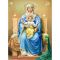 Алмазна мозаїка Strateg ПРЕМІУМ Храмова Богородиця без підрамника розміром 50х65 см  (SGK86001)