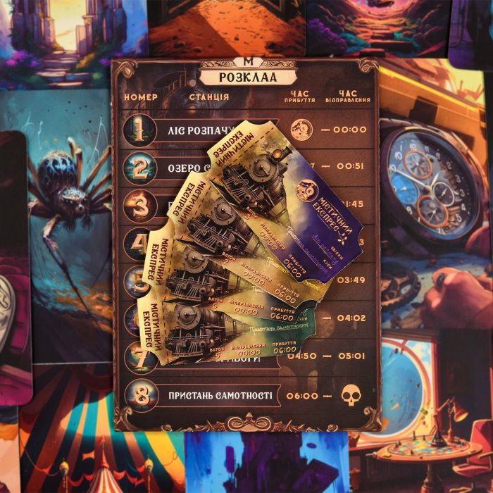 Настільна гра Strateg Містичний експрес українською мовою (30419)