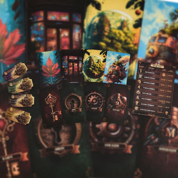 Настільна гра Strateg Містичний експрес українською мовою (30419)