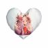 Подушка "Серце" "Кіцуне" (рожева) з нанесенням сублімації (60700)