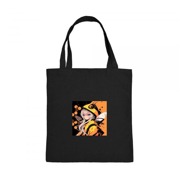Сумка-шопер "Персонаж аніме бджола"  з ДТФ плівкою (60641)