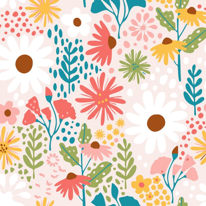 Картина за номерами Strateg Полотно квітів розміром 20х20 см (HH7089)