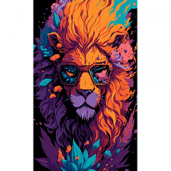 Набір для розпису по номерах Стильний Цар Strateg на чорному фоні розміром 50х25 см (BH5025-6)