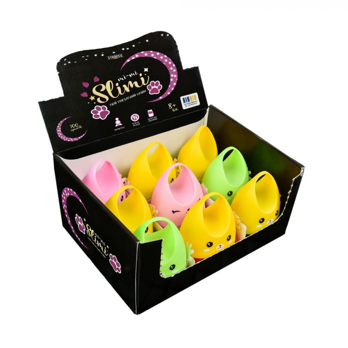 Набір для творчості Mi-mi Slimi Кішечка  0,140 кг, в асорт. Strateg (71824)