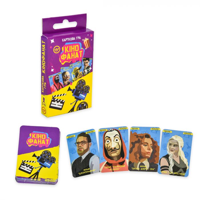 Настільна гра Strateg Кінофанат розважальна українською мовою (30732)