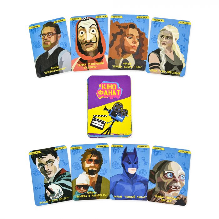 Настільна гра Strateg Кінофанат розважальна українською мовою (30732)
