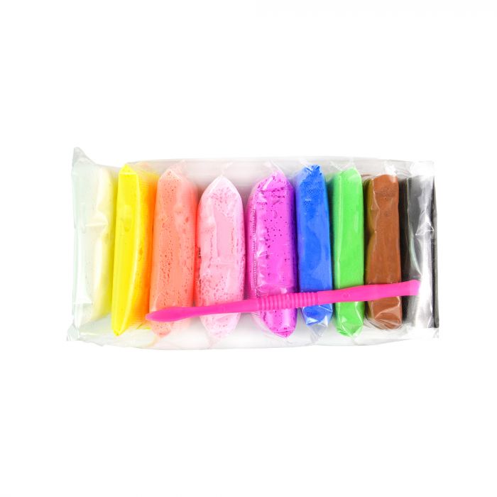 Набір для творчості "U'DO Clay 9 шт." брикет 6 г Strateg (30847)