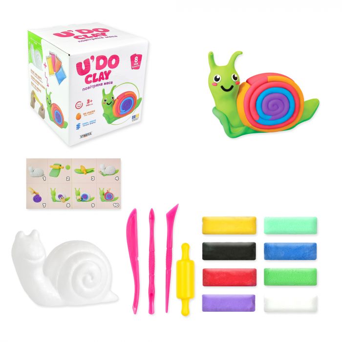 Набір для творчості Strateg "Равлик U'DO Clay" (30746)